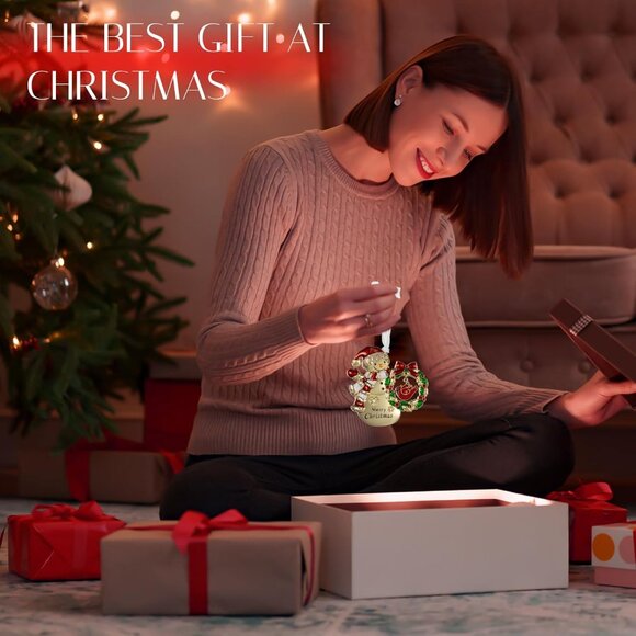 🆕Christmas Tree Ornaments Hanging Charm Decorative Pendant Car Holiday Keepsake - Picture 6 of 7